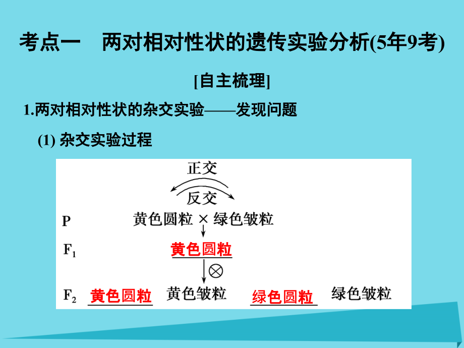 （江苏专用）2018版高考生物一轮复习 第五单元 遗传的基本规律 第15讲 基因的自由组合定律课件_第2页