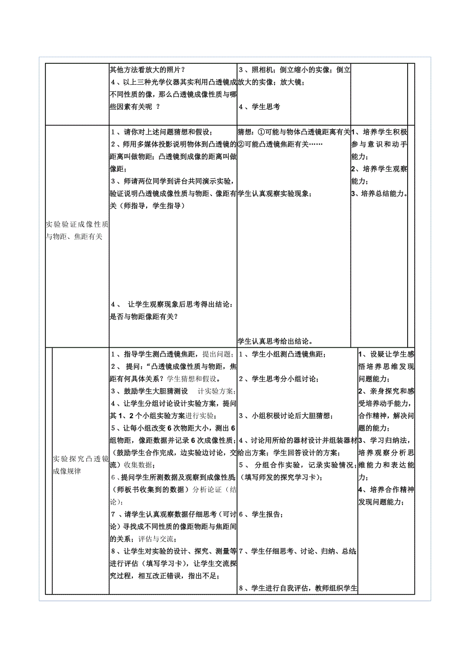 5.3 凸镜成像的规律 教案（新人教版八年级上册） (10)_第2页