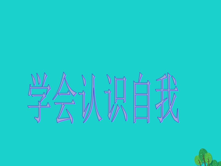 （秋季版）七年级政治上册 第一单元 第二节 亮出你自己课件 湘教版（道德与法治）_第3页