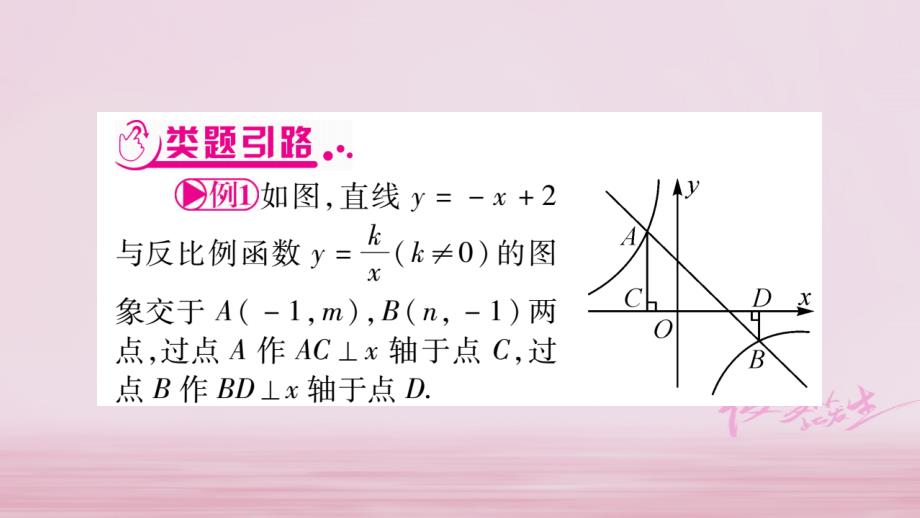 达州专版2018中考数学总复习第二轮中档题突破专项突破3反比例函数的综合题课件_第2页