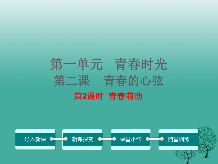 （秋季版）七年级道德与法治下册 1.2.2 青春萌动课件4 新人教版_第1页