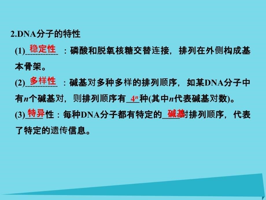 （江苏专用）2018版高考生物一轮复习 第六单元 遗传的分子基础 第18讲 dna的结构、复制及基因的本质课件_第5页