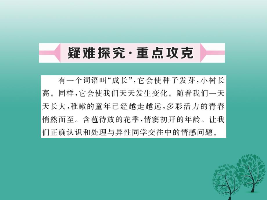 （秋季版）2018年七年级道德与法治下册 1.2.2 青春萌动课件 新人教版_第4页