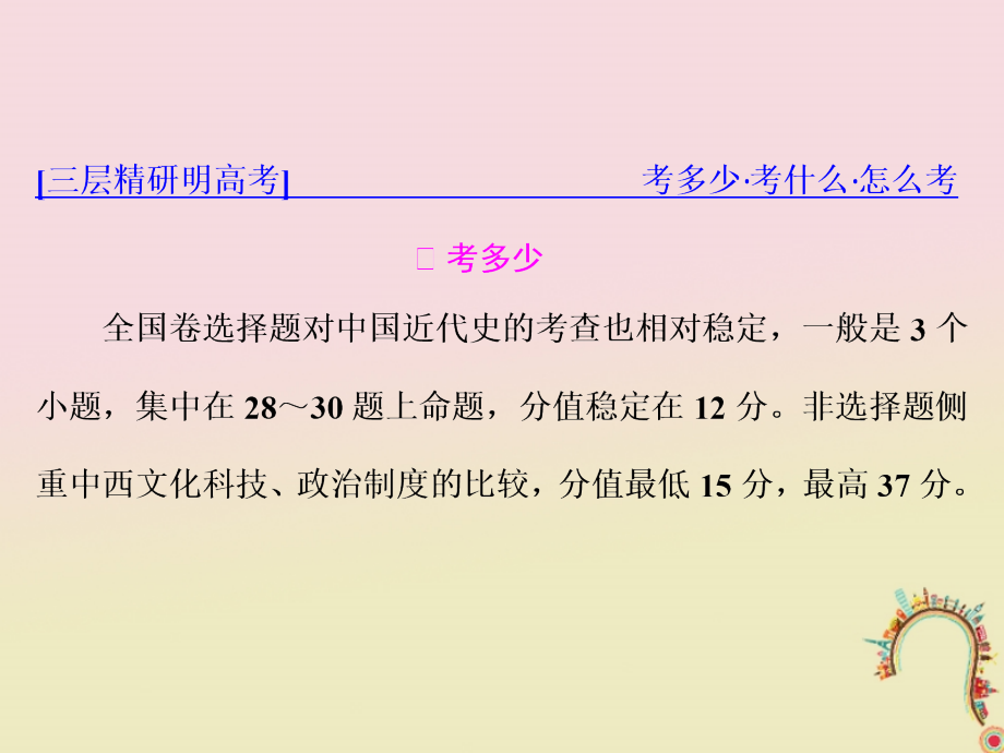 通用版2018年高考历史二轮复习板块二强权冲击下的近代中国通史整合四近代中国的变革与转型--晚清时期课件_第3页