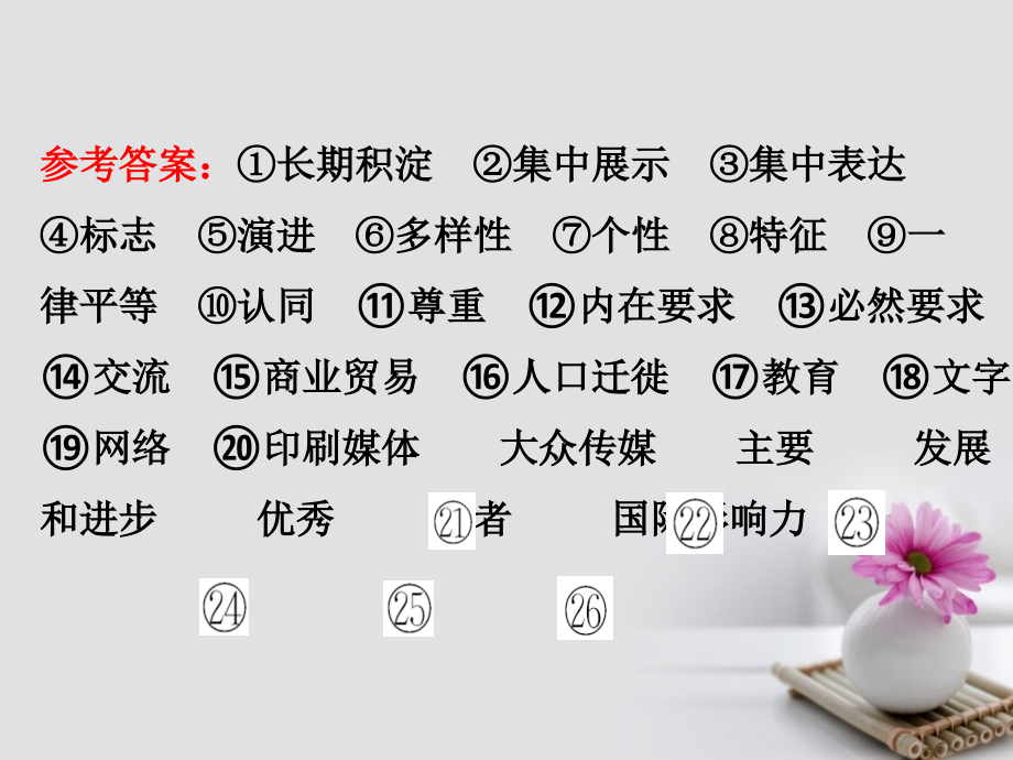 2018年高考政治一轮复习3.2.3文化的多样性与文化传播课件新人教版必修_第4页