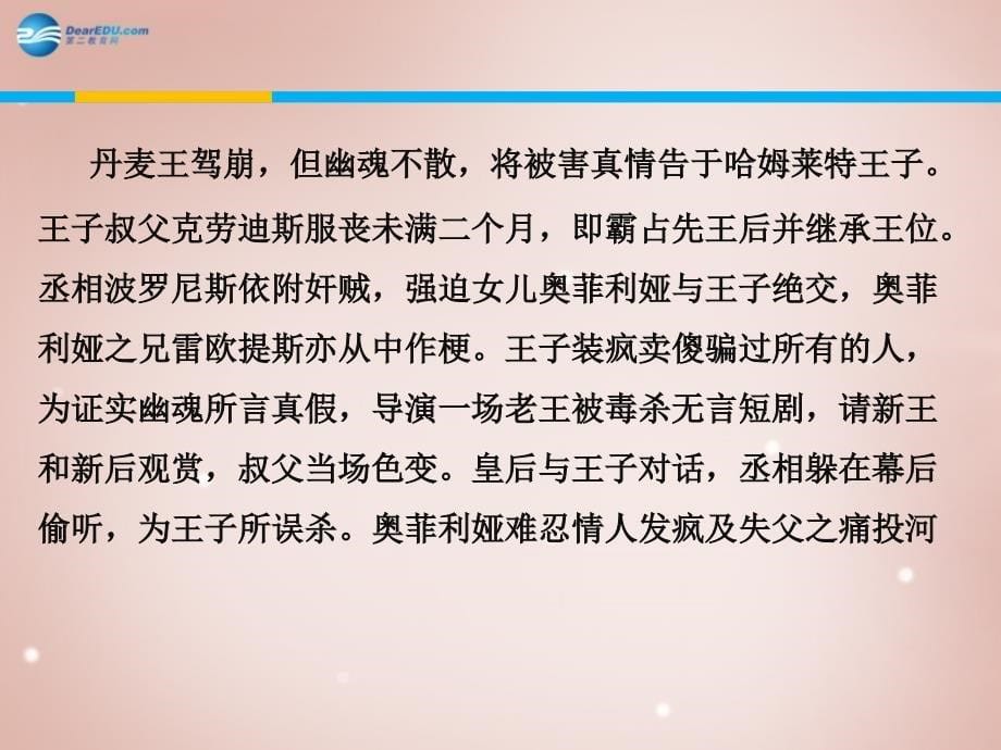 （教师参考）高中语文 第3课 哈姆莱特同课异构课件1 新人教版必修4_第5页