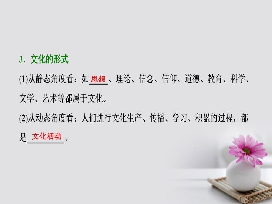 2018年高考政治一轮复习第三部分第一单元(文科)化与生活第一课(文科)化与社会课件_第5页