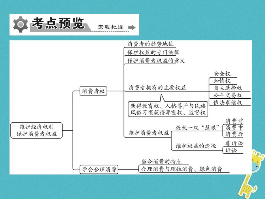 重庆市2018届中考政治专题复习十一依法维护消费权利课件_第3页