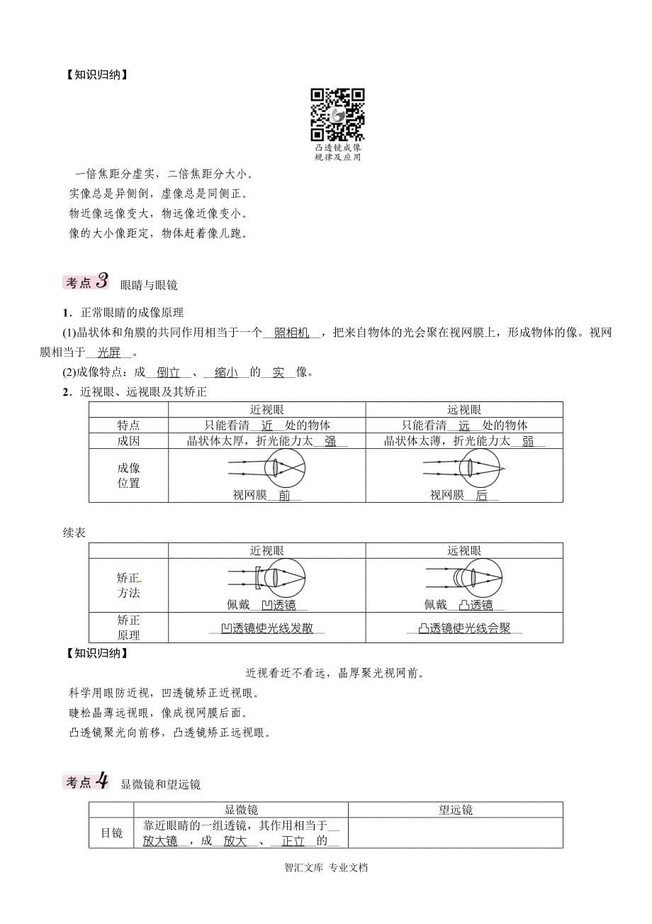 中考物理总复习题第三部分 多彩的光（4份）_1_第5页