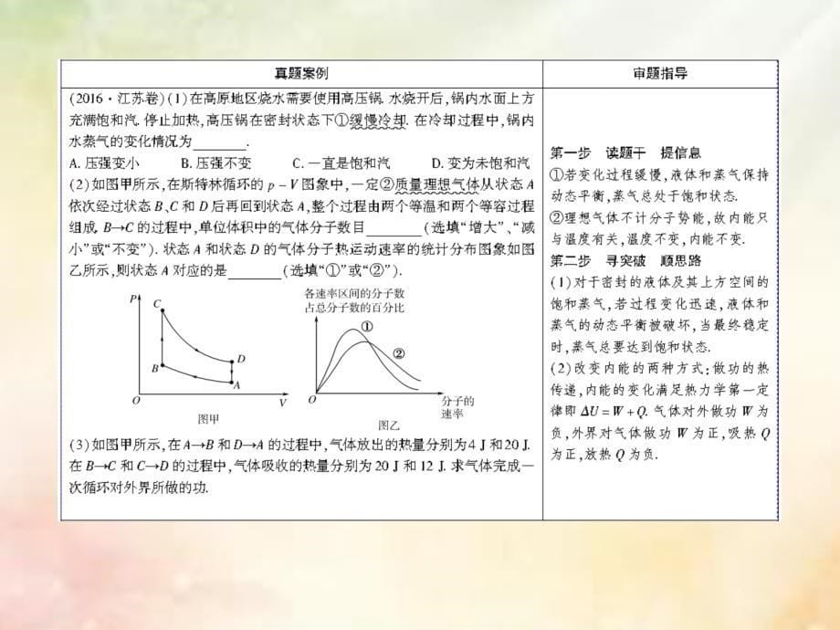 新课标2019版高考物理一轮复习主题十二热学12-2-2用图像法处理气态变化问题课件_第5页