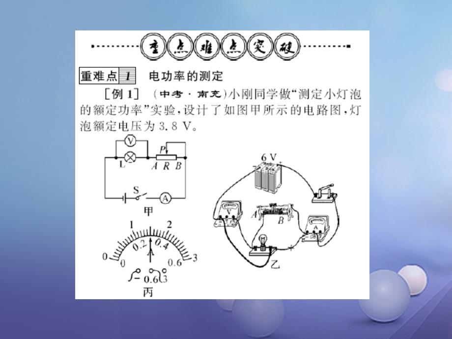 遵义专版2018-2019学年九年级物理全册第十六章电流做功与电功率整理与复习课件新版沪科版_第2页