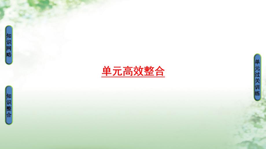 2018版高考历史一轮总复习第3单元近代中国反侵略、求民主的潮流单元高效整合课件新人教版_第1页