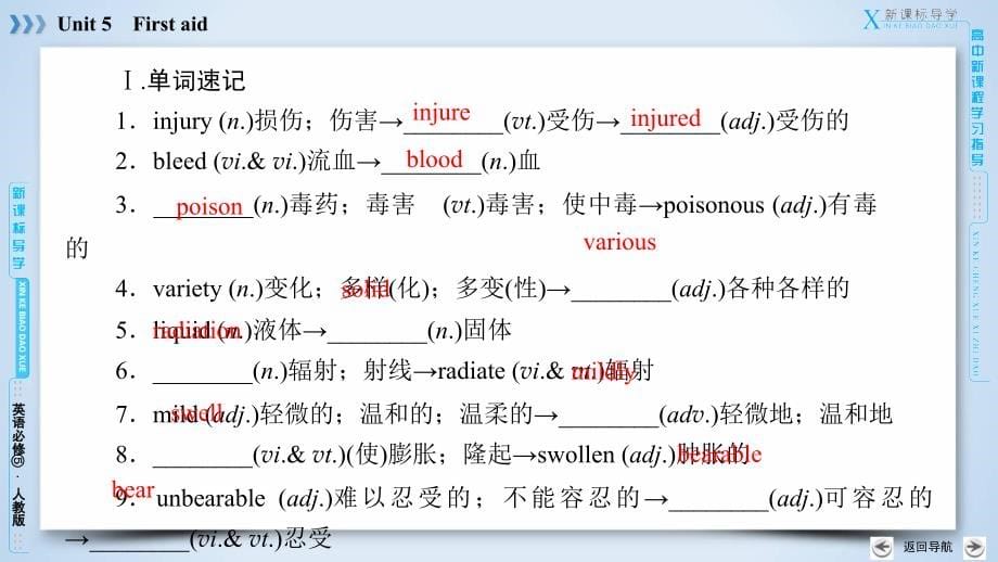 英语人教必修5新导学同步课件：Unit 5 Section 1_第5页