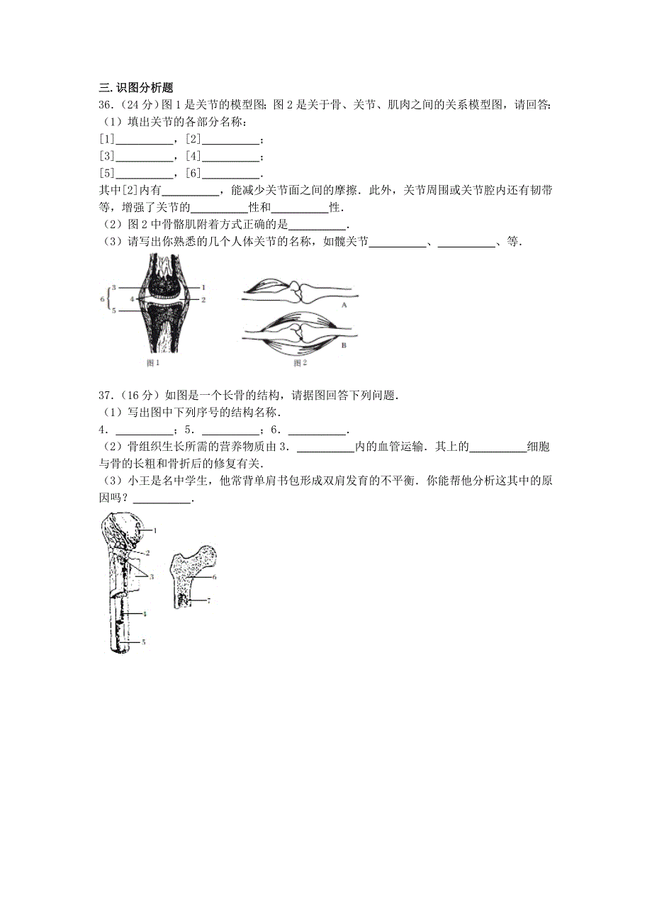 安徽省淮北市五校联考2015-2016学年八年级生物上学期期中试卷（含解析) 北师大版_第4页