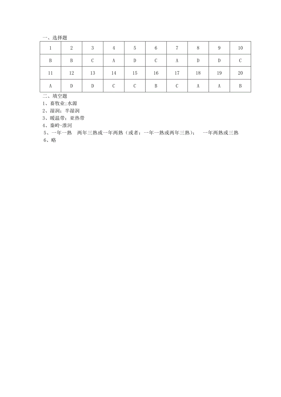 江苏省盐城市东台市许河镇中学2015-2016学年八年级地理上学期第二次调研试题 新人教版_第4页