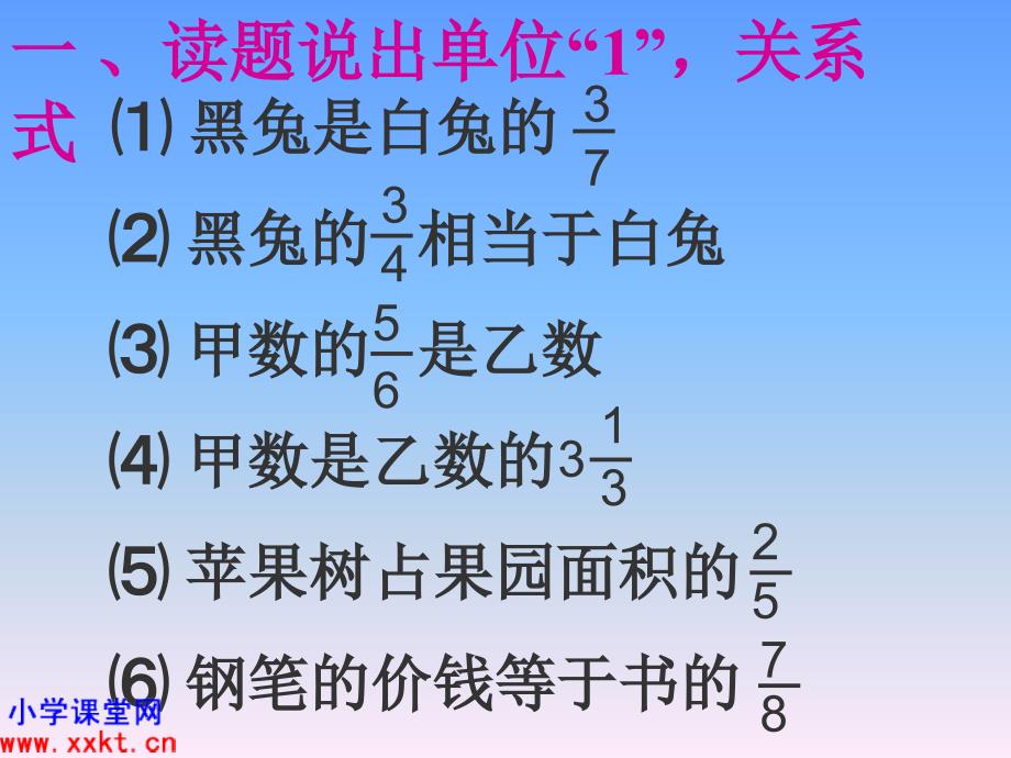 人教课标版数学六年级上册《分数除法应用题》课件之一_第4页