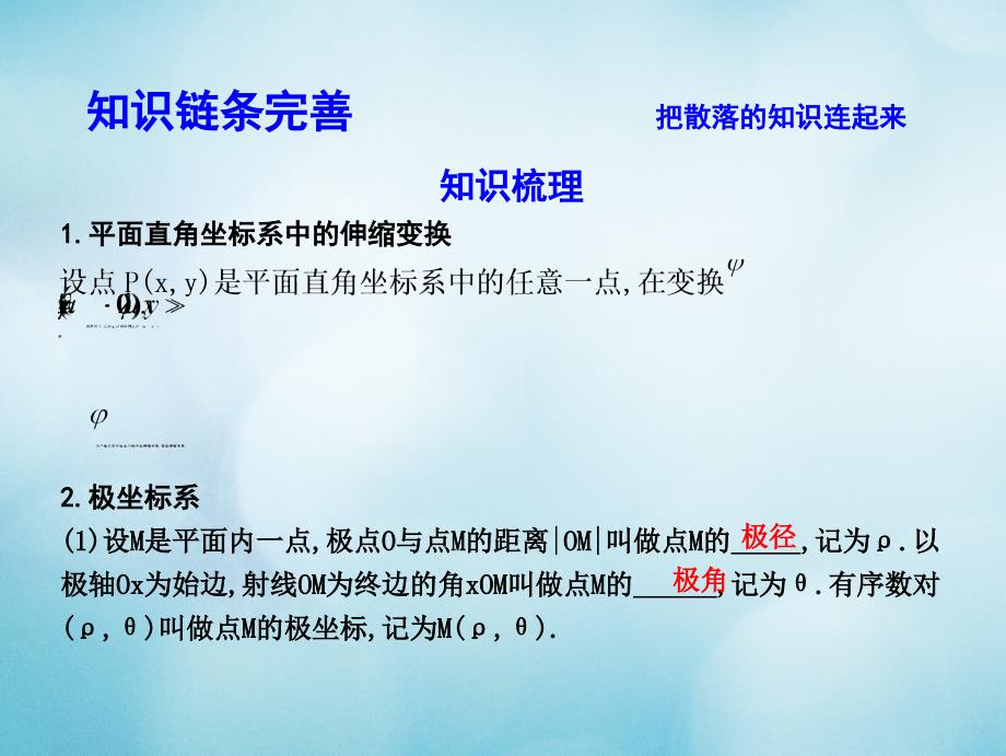 （全国通用）2018高考数学大一轮复习第十二篇坐标系与参数方程第1节坐标系课件理_第4页