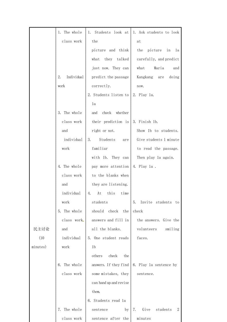 八年级英语上册 unit 4 our world topic 3 the internet makes the world smaller section a教案 （新版）仁爱版_第5页