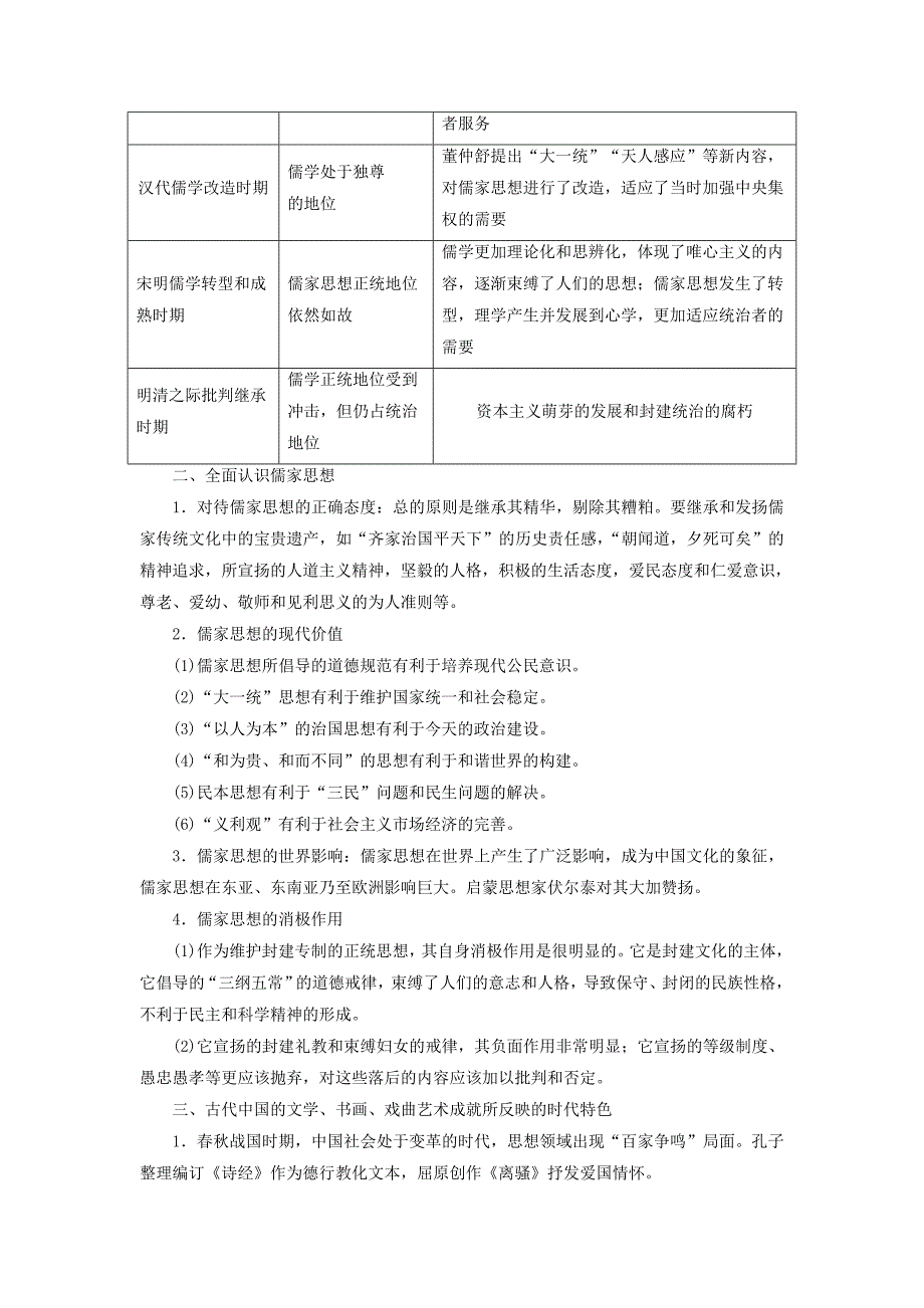 （全国通用）2018版高考历史一轮复习 专题十二 中国传统文化主流思想的演变与古代中国的科技文化专题整合提升_第2页