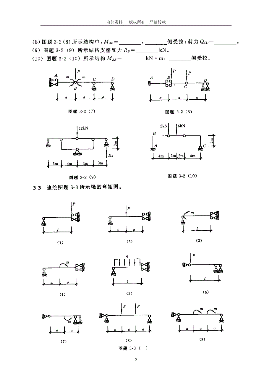 弯矩图题目.doc_第2页