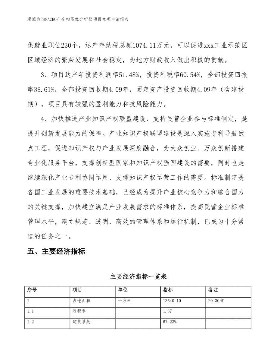 金相图像分析仪项目立项申请报告_第5页