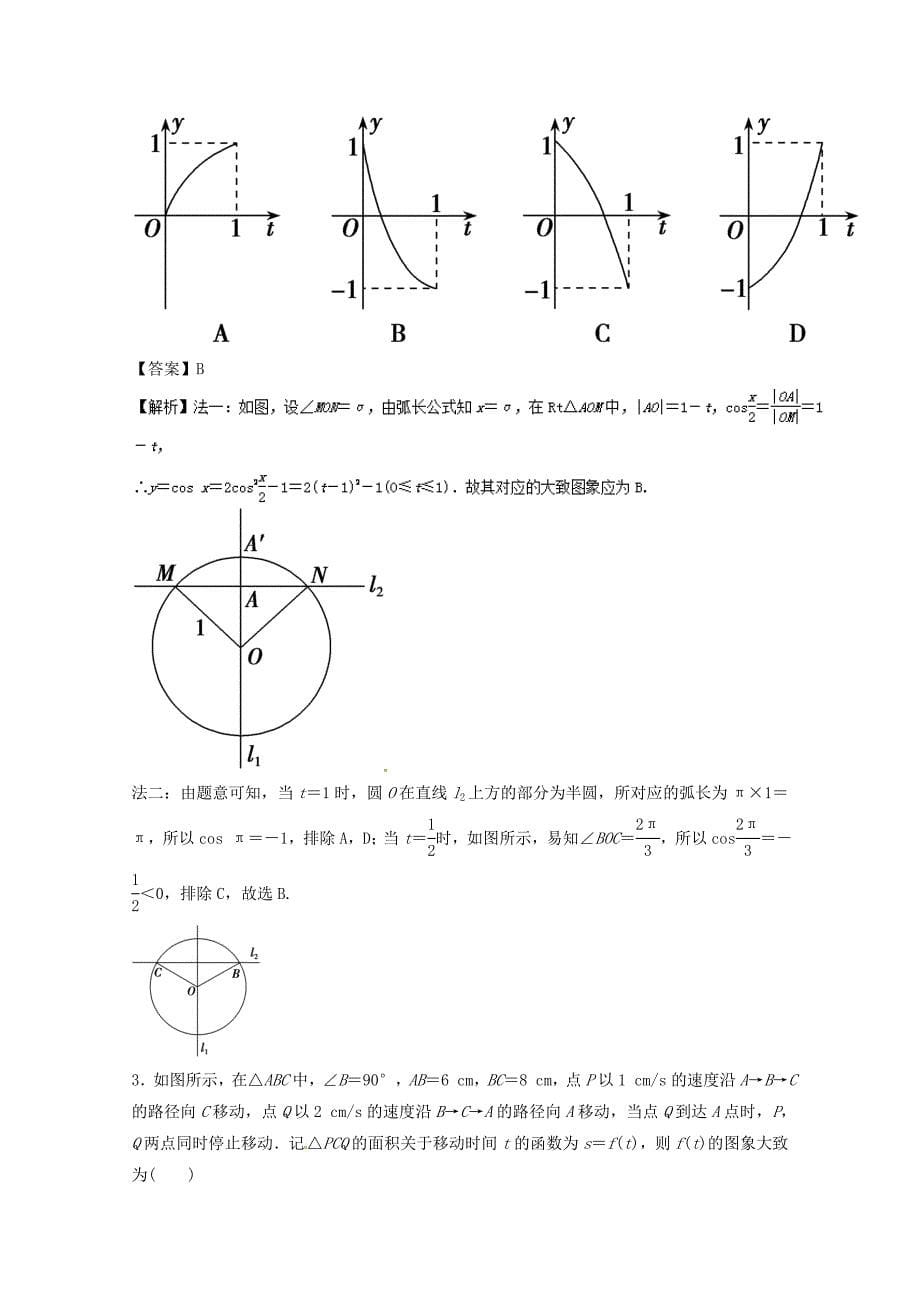 浙江版2018年高考数学一轮复习专题2.9函数的图象练_第5页