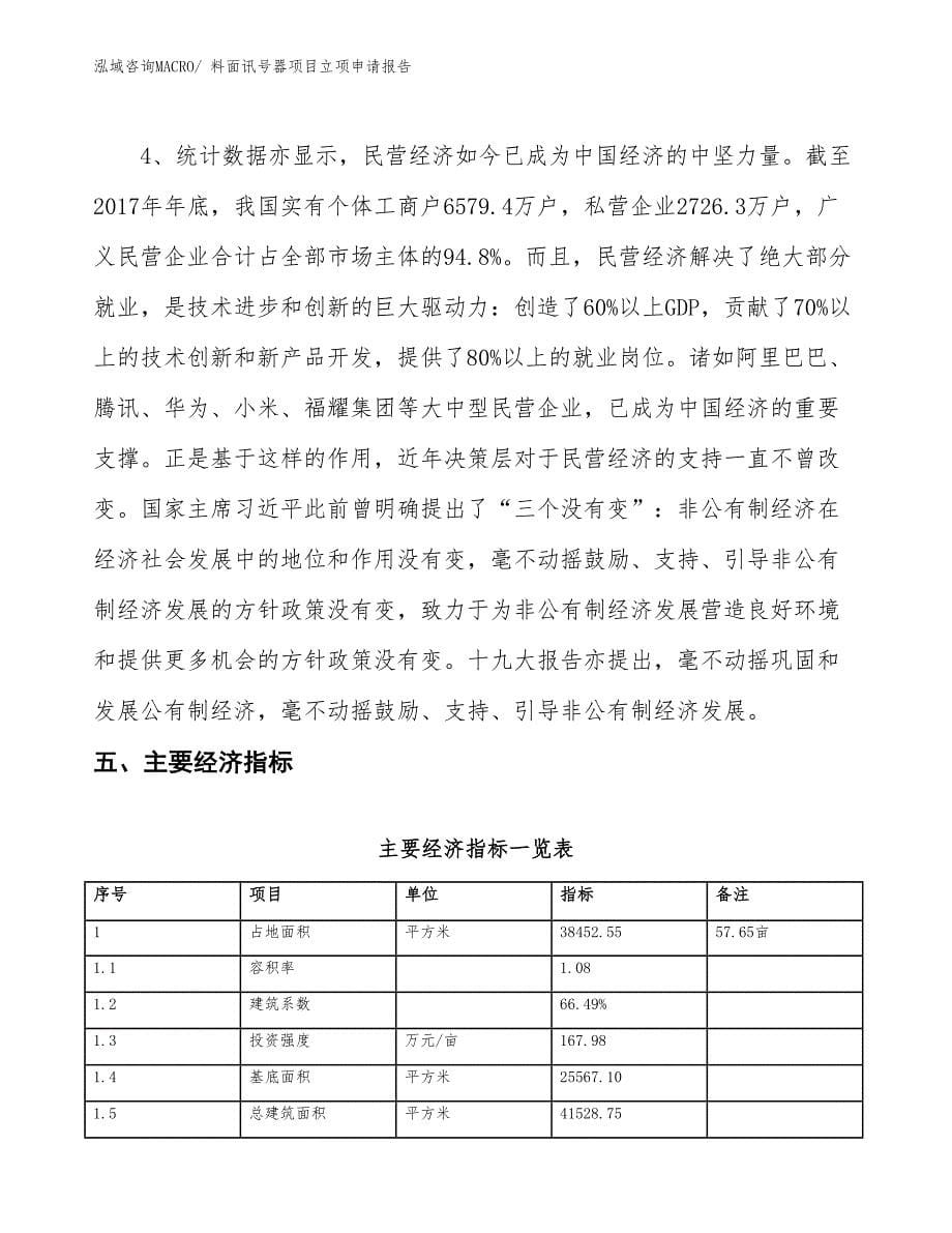 料面讯号器项目立项申请报告_第5页