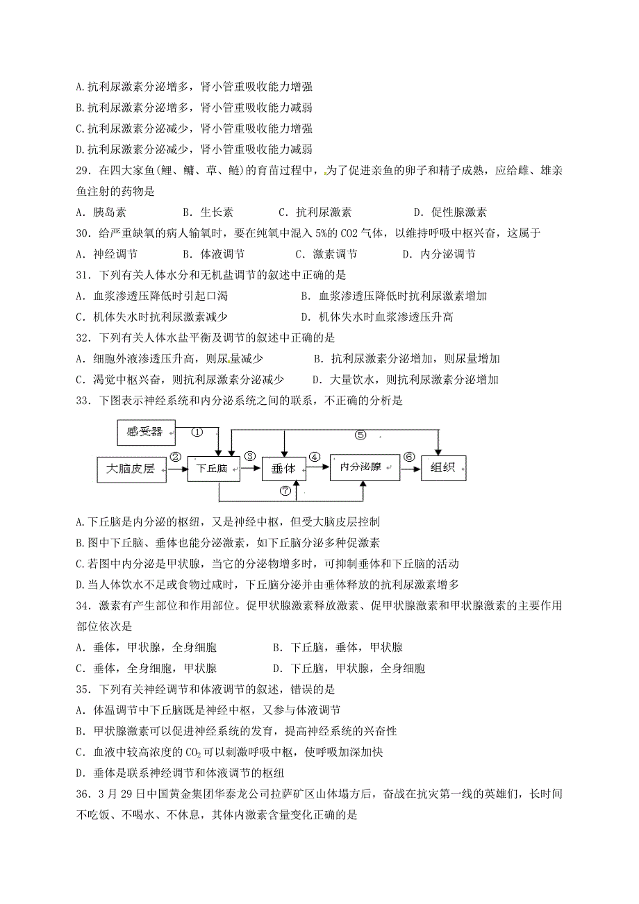 青海省2015-2016学年高二生物上学期第一次月考试题_第4页