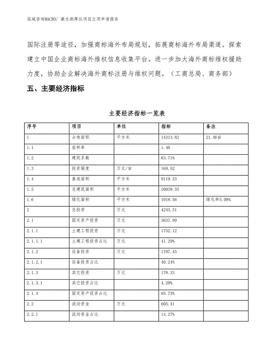 激光测厚仪项目立项申请报告_第5页