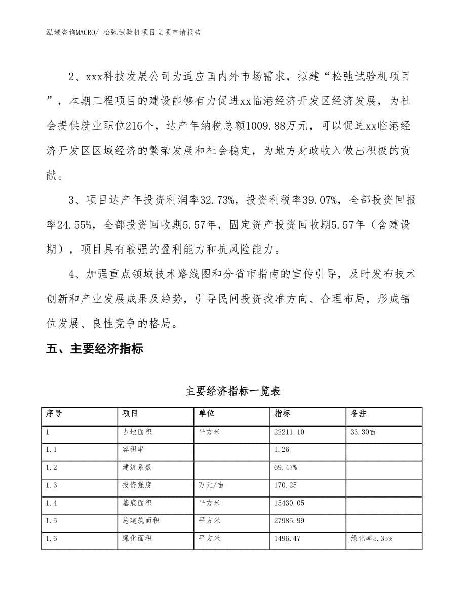 松弛试验机项目立项申请报告_第5页