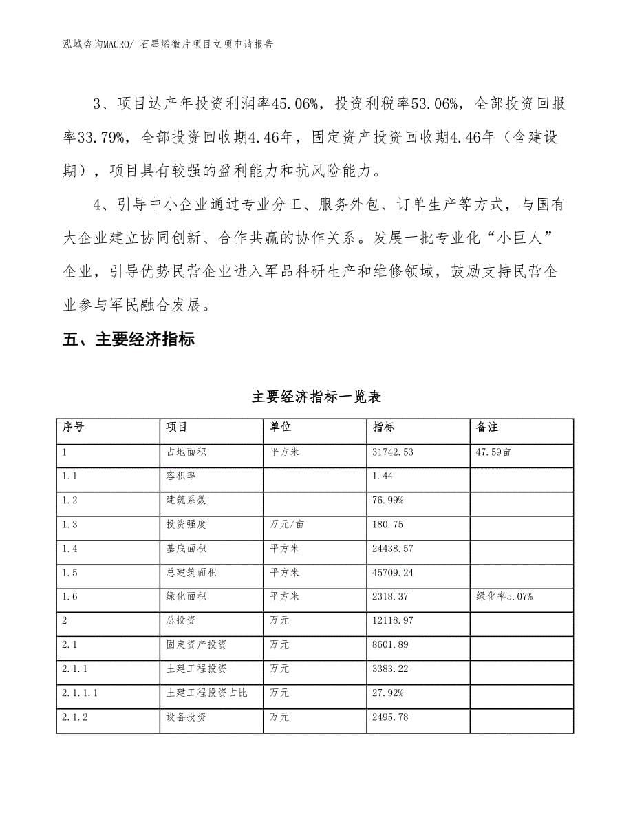 石墨烯微片项目立项申请报告_第5页