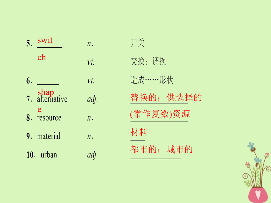 2019版高三英语一轮复习module1lifeinthefuture课件外研版_第4页