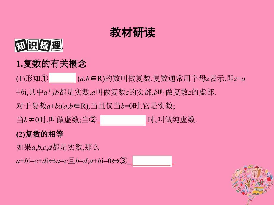 北京专用2019版高考数学一轮复习第十一章复数算法推理与证明第一节数系的扩充与复数的引入课件文_第3页