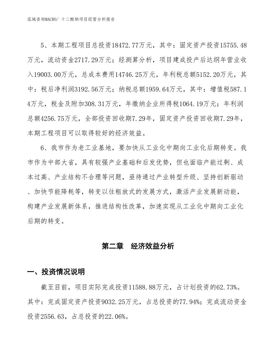 十二酸钠项目经营分析报告_第4页