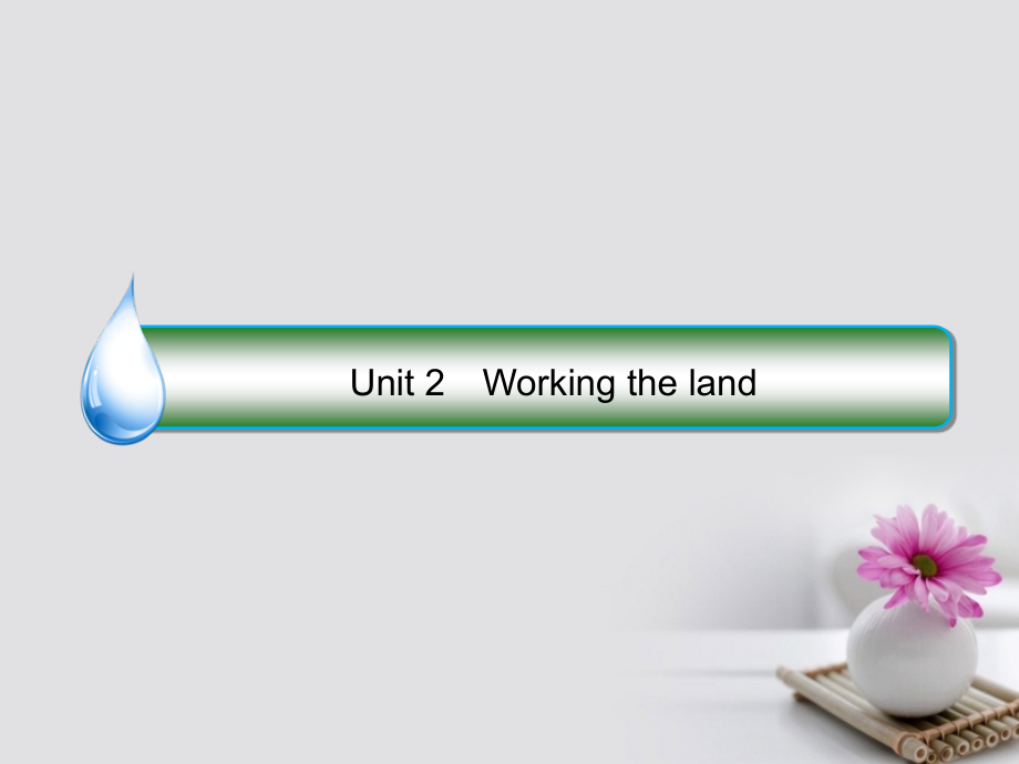 课标通用2018版高考英语大一轮复习unit2workingtheland课件新人教版_第1页