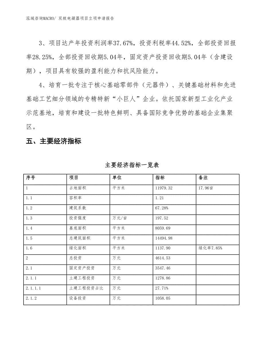 双极电凝器项目立项申请报告_第5页