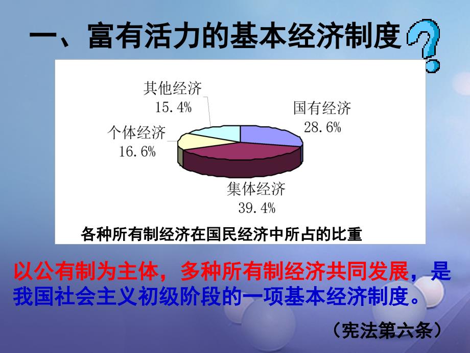 浙江省2018年九年级政治全册第一单元认识国情了解制度1.2适合国情的政治经济制度课件新版粤教版_第4页