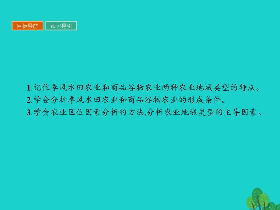 2018-2019学年高中地理第三章农业地域的形成与发展3.2以种植业为主的农业地域类型课件新人教版_第2页