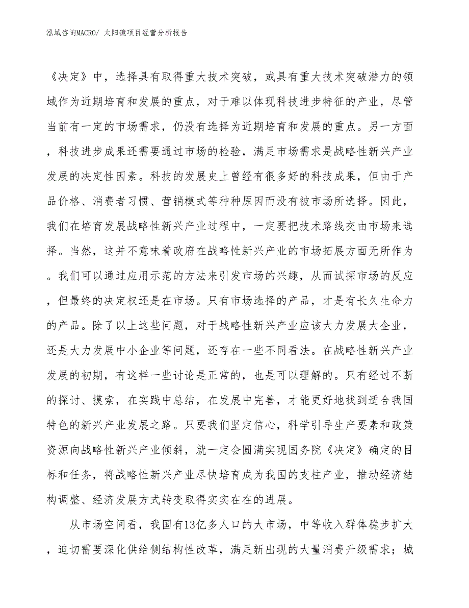 （案例）太阳镜项目经营分析报告_第2页