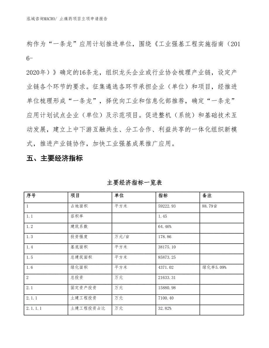 止痛药项目立项申请报告_第5页