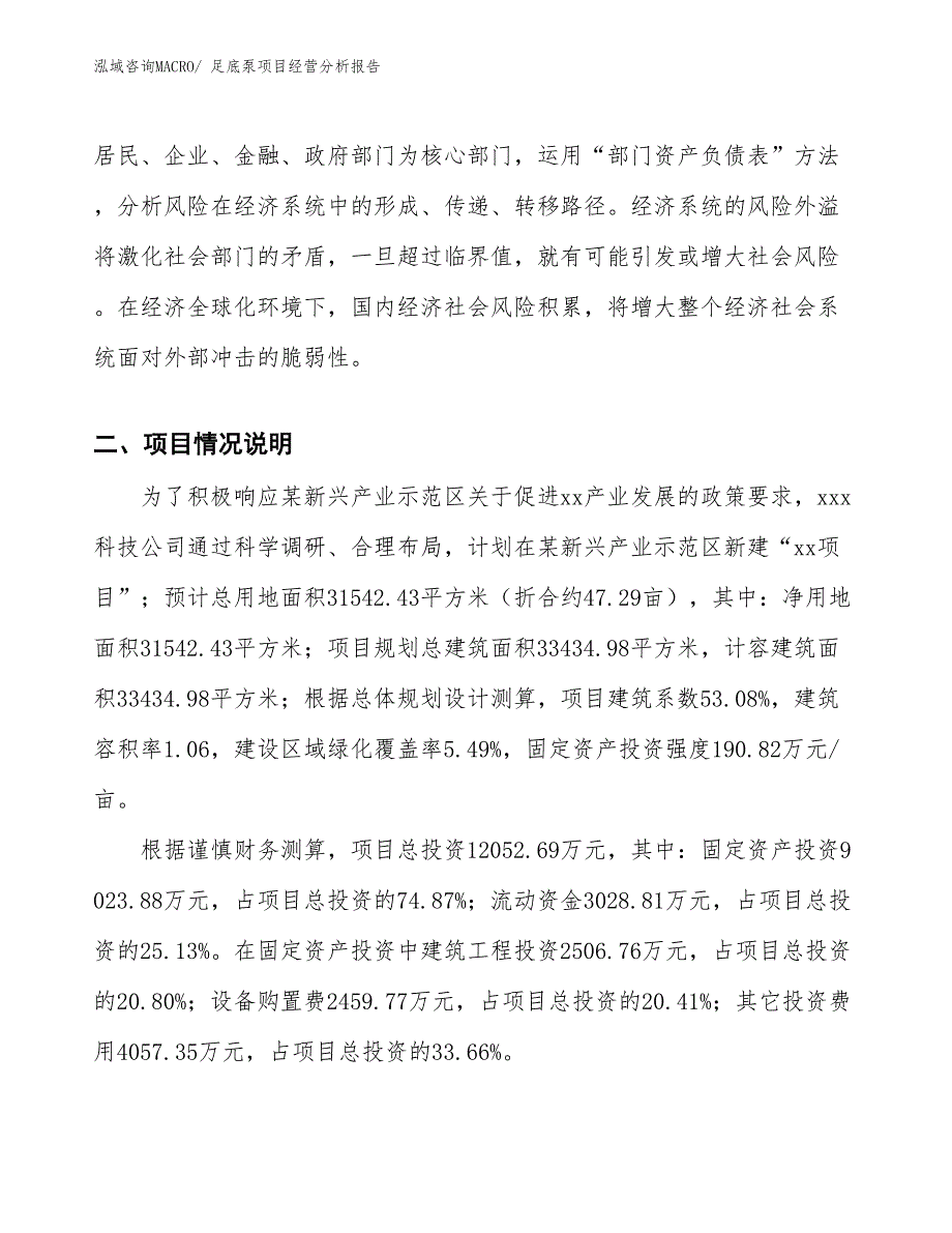 足底泵项目经营分析报告_第3页