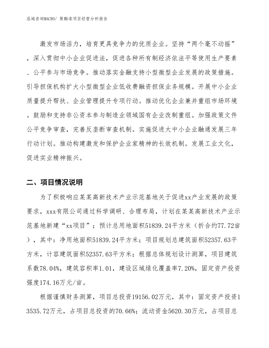 （参考）聚酯漆项目经营分析报告_第2页