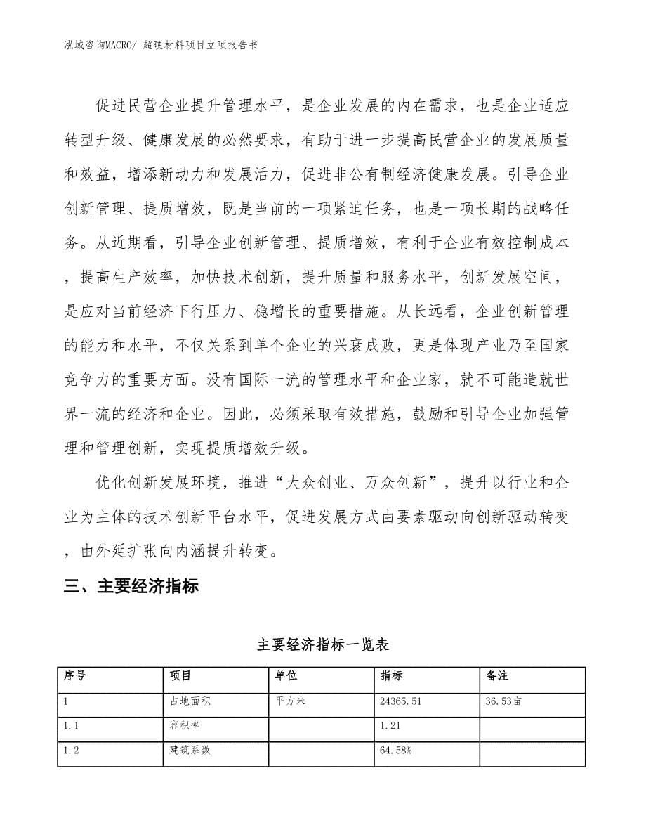 超硬材料项目立项报告书 (1)_第5页