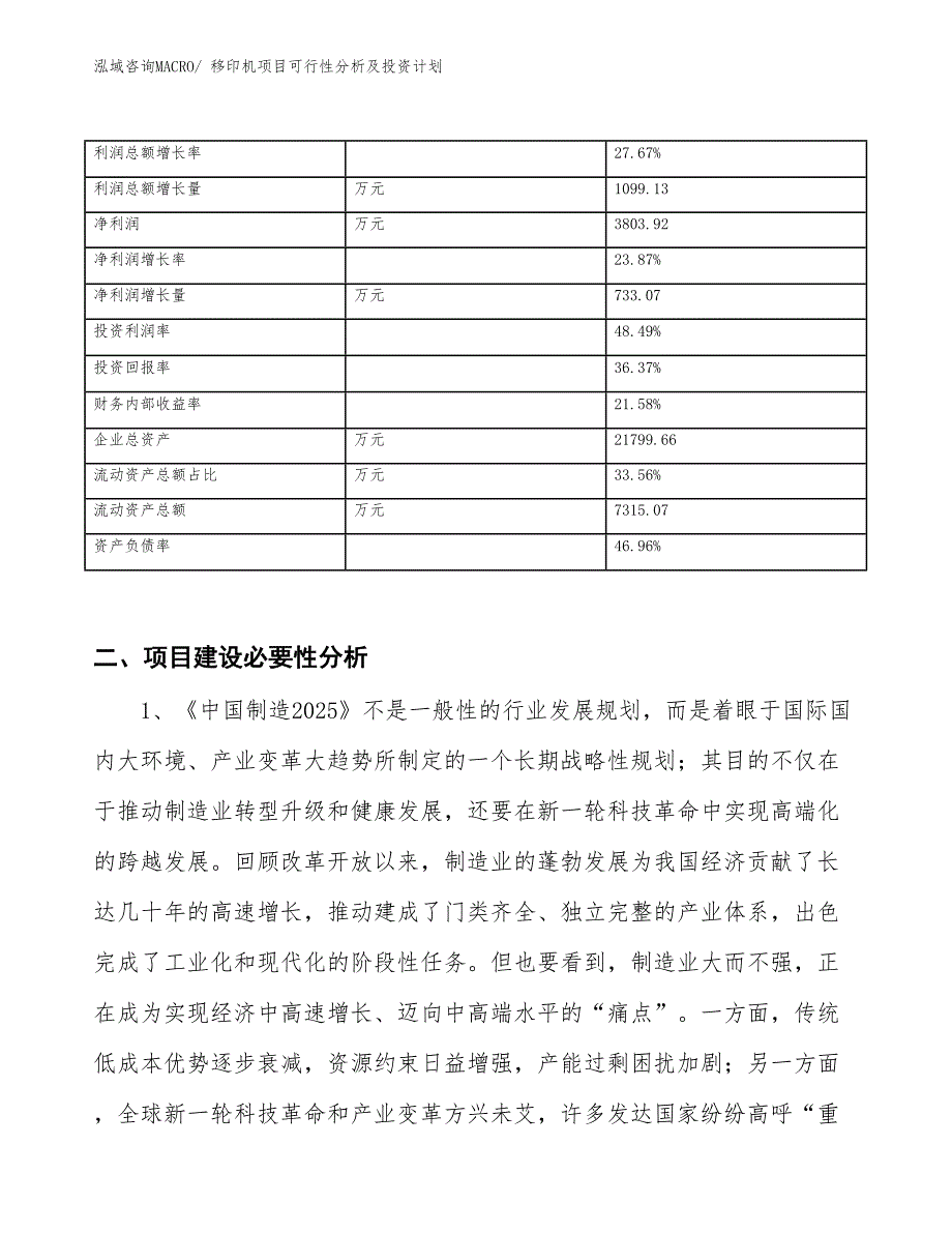 移印机项目可行性分析及投资计划 (1)_第3页