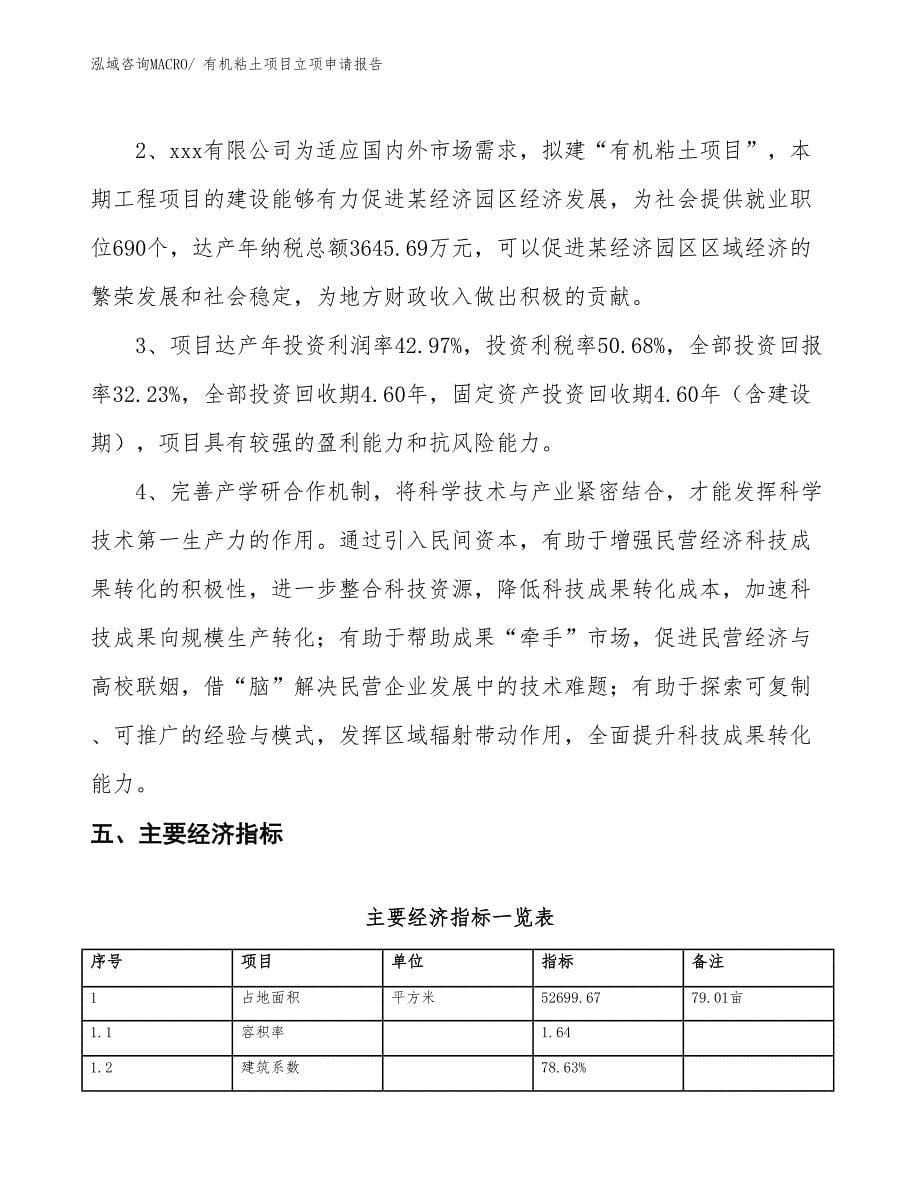 有机粘土项目立项申请报告_第5页