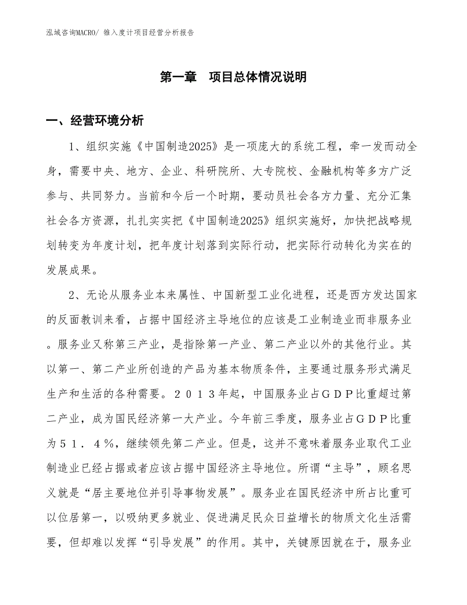 锥入度计项目经营分析报告_第1页