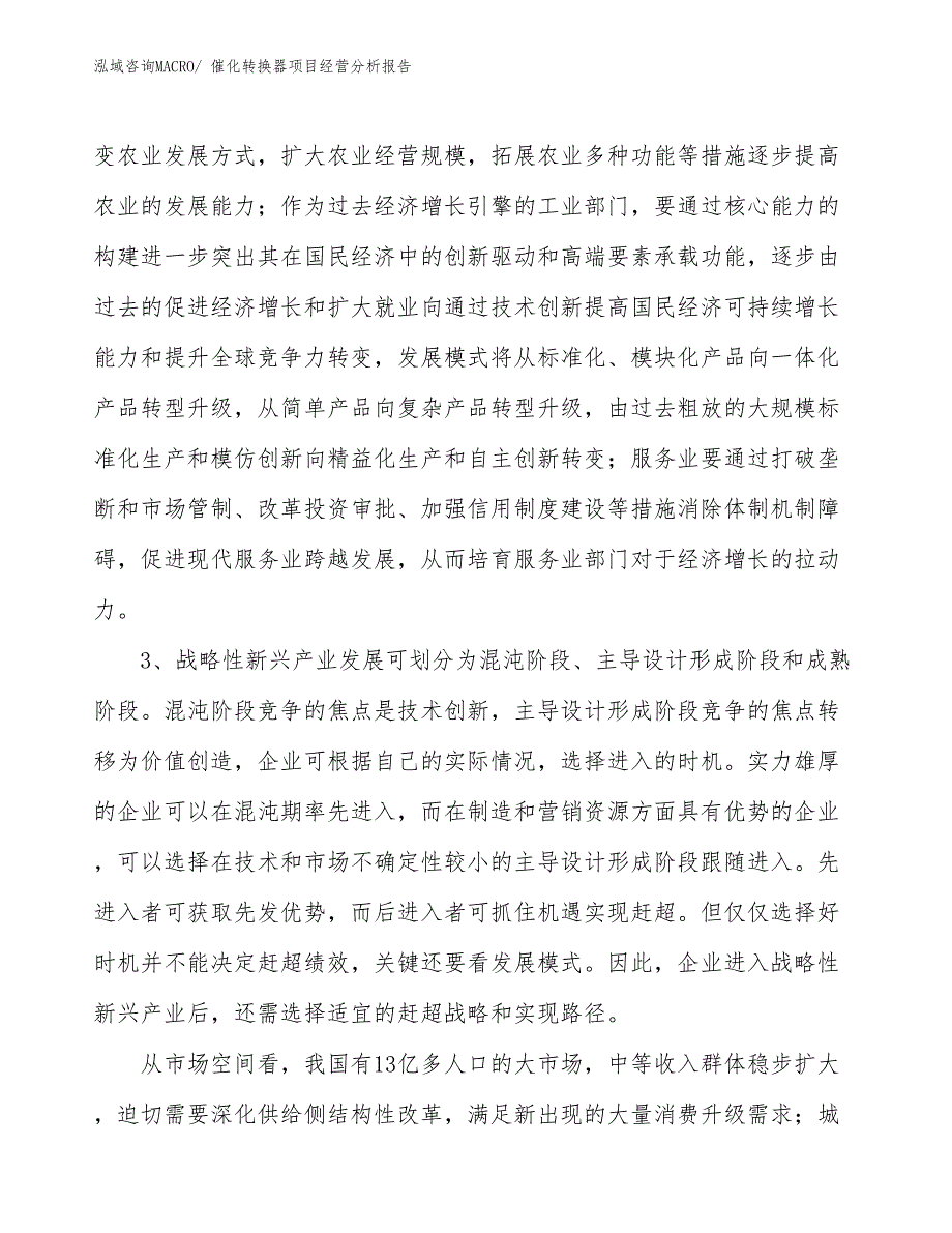 （案例）催化转换器项目经营分析报告_第2页