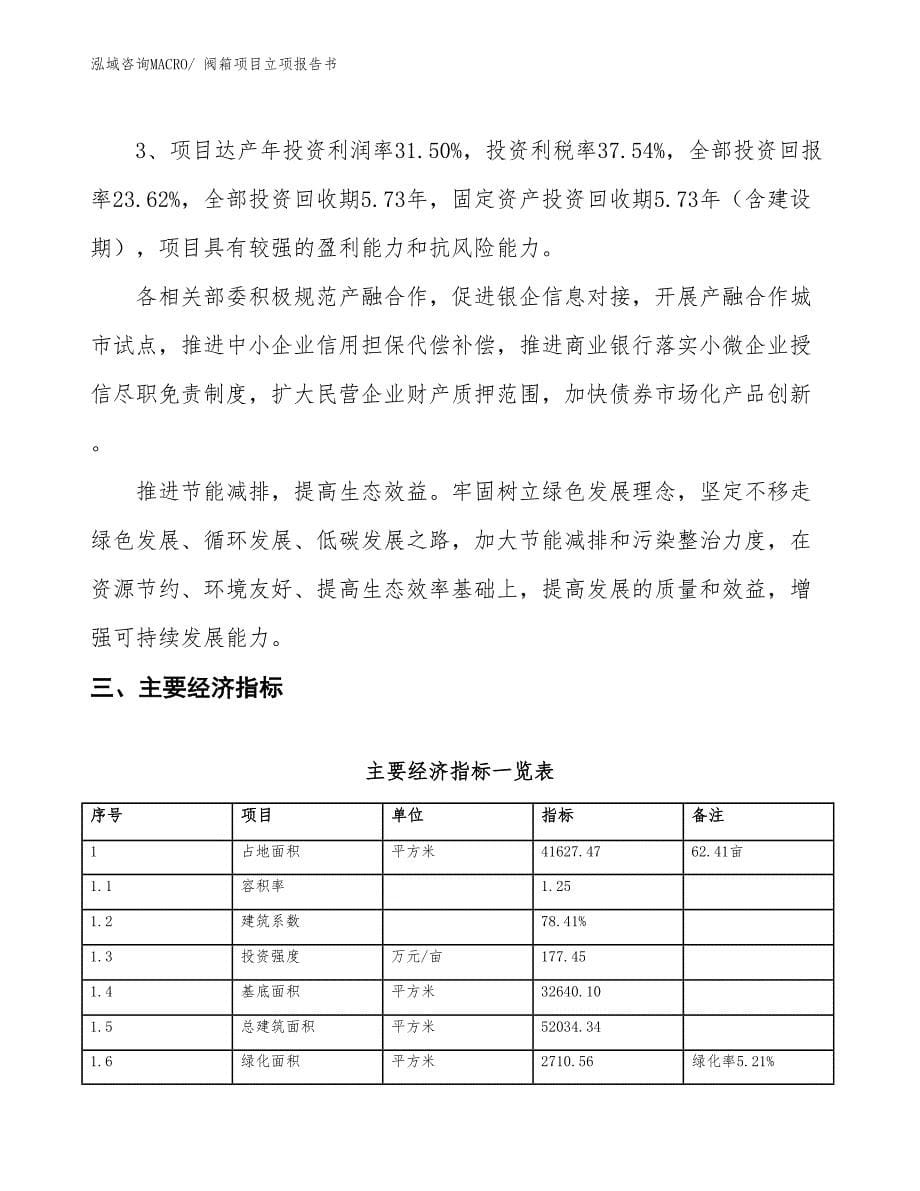 阀箱项目立项报告书_第5页