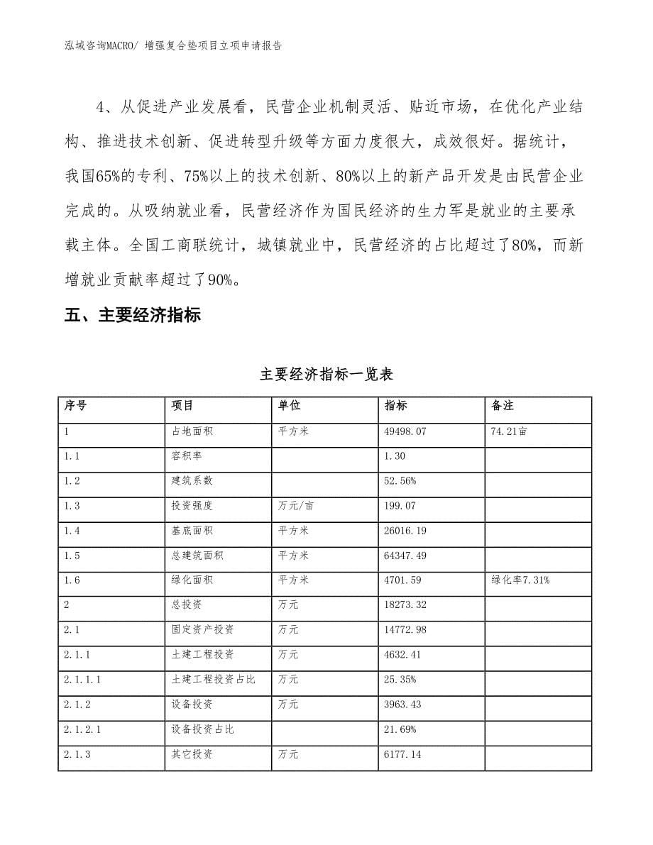 增强复合垫项目立项申请报告_第5页