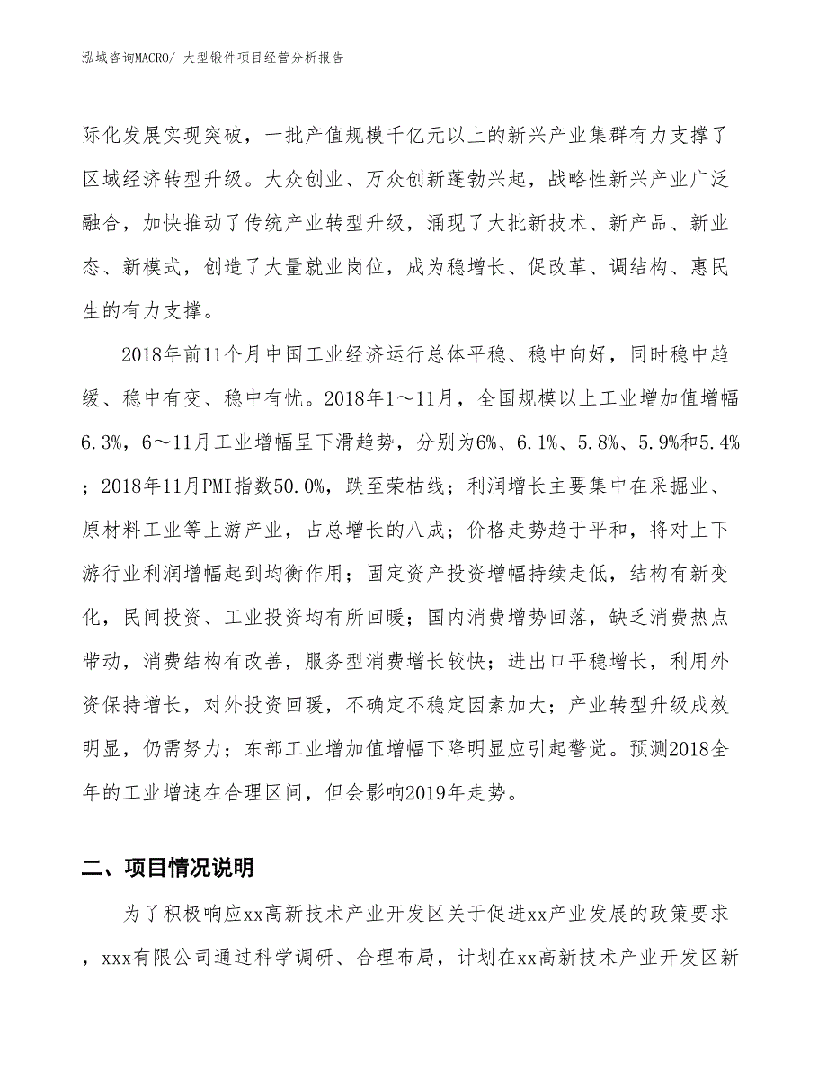 （参考）大型锻件项目经营分析报告 (1)_第2页